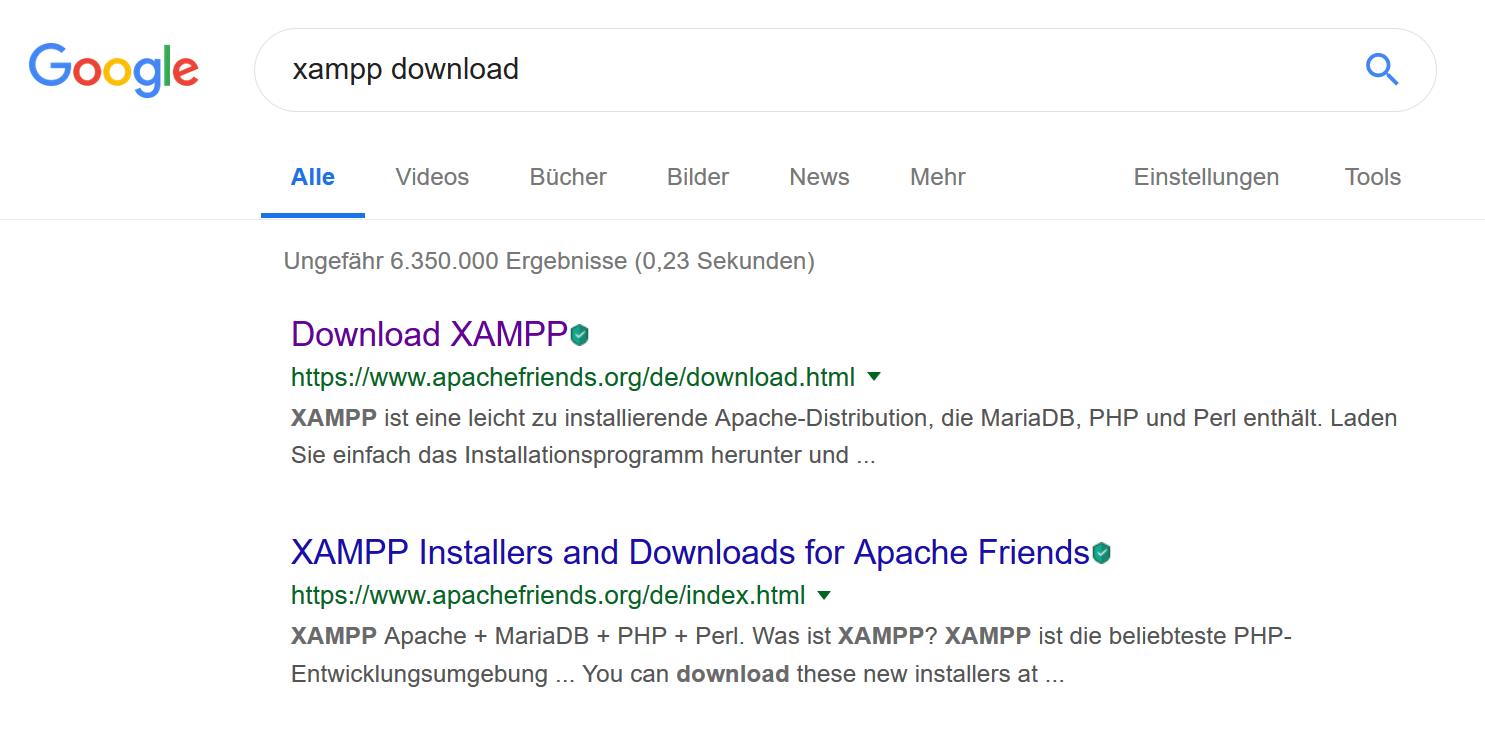 xampp download deutsch